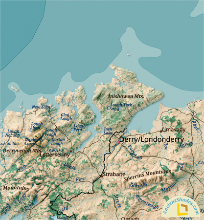 British Isles relief map [3]