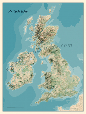British Isles relief map [1]