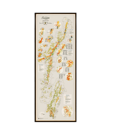 Wine maps - Burgundy Wine Map