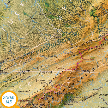 Appalachian Trail map [2]