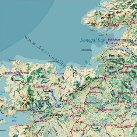 Relief map of Ireland [3]