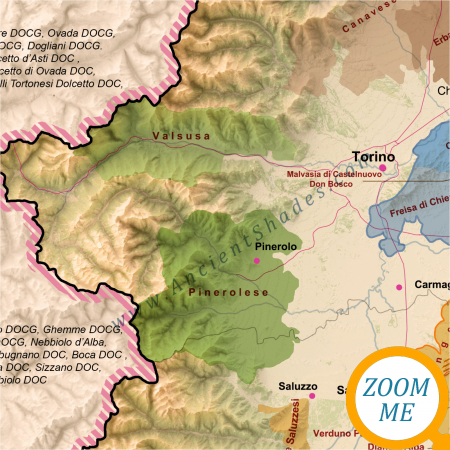 Wine map of Piedmont [3]