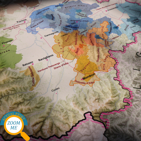 Wine map of Piedmont [5]