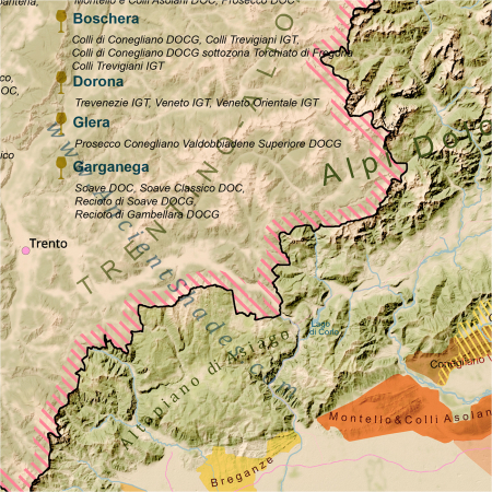 Wine map of Veneto [4]