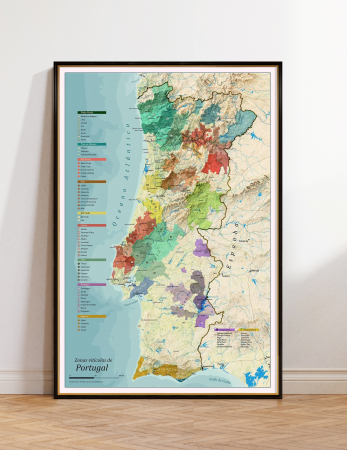 Wine maps - Wine map of Portugal