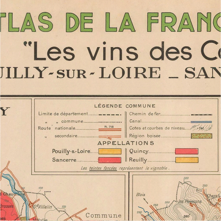 Pouilly-sur-Loire, Sancerre, Quincy and Reuilly wine map [3]