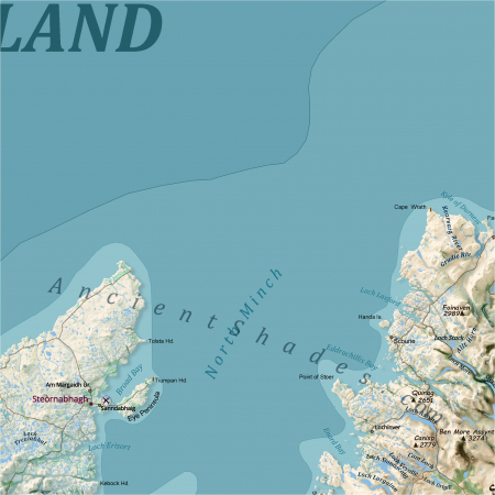 Scotland physical map [3]