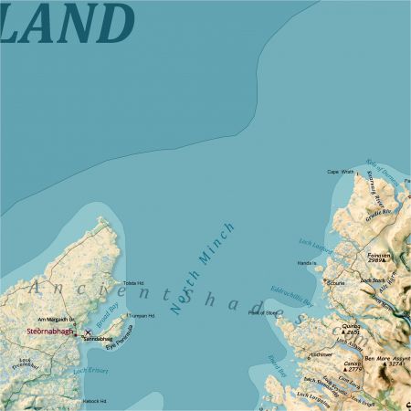 Scotland physical map [3]