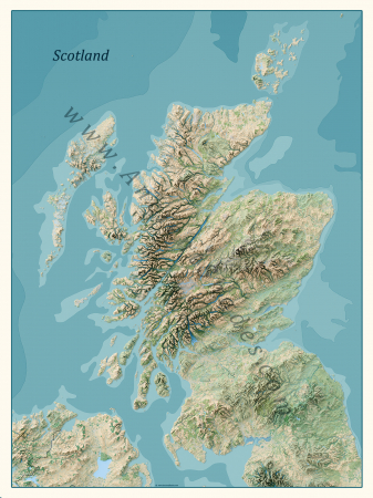 British Isles relief map [1]