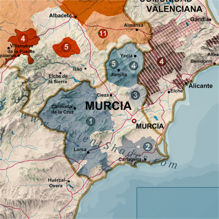 Wine map of Spain [2]