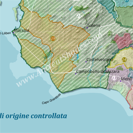 Wine map of Sicily [2]
