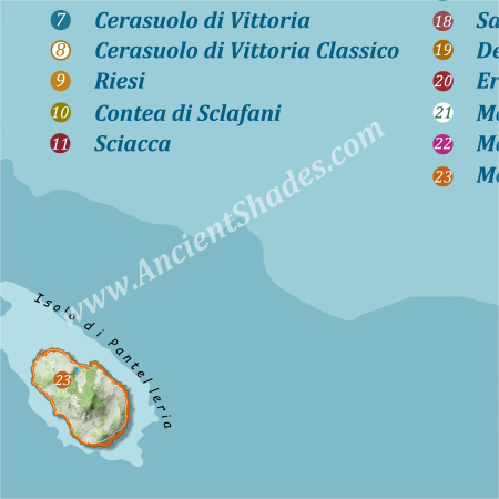 Wine map of Sicily [4]
