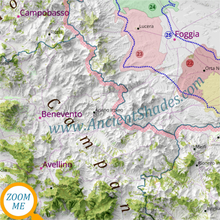Wine map of Puglia [3]