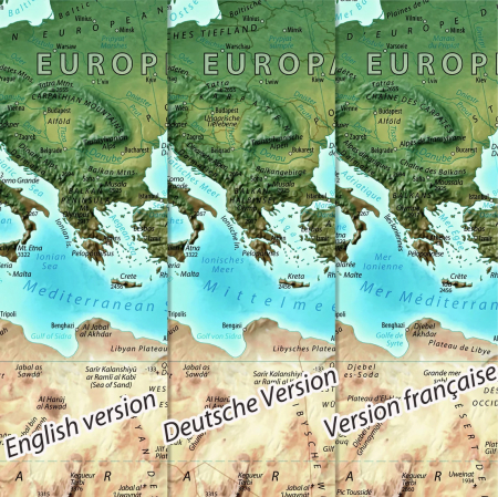Relief map of The World [2]