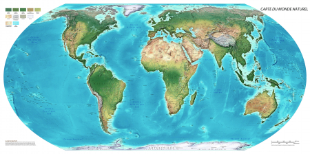 Relief map of The World [1]