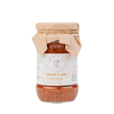 Zacuscă - Zacuscă cu hribi