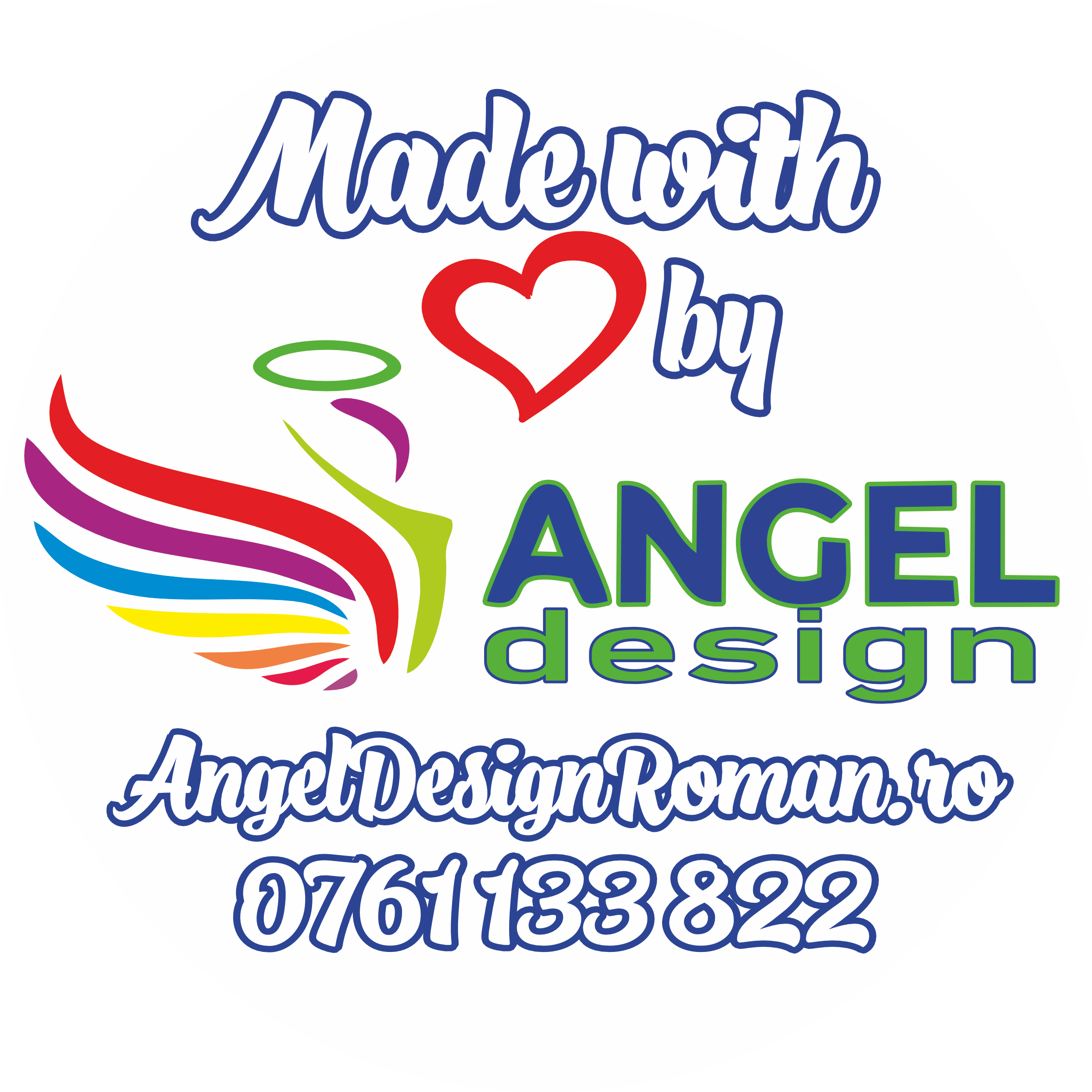 Made with ❤️ by AngelDesign Roman