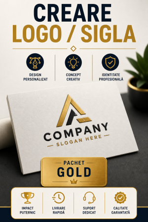 Logo-uri - Pachet GOLD creare logo