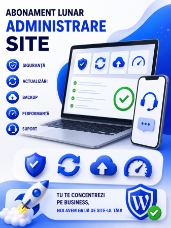 Web & IT - Abonament lunar de administrare site