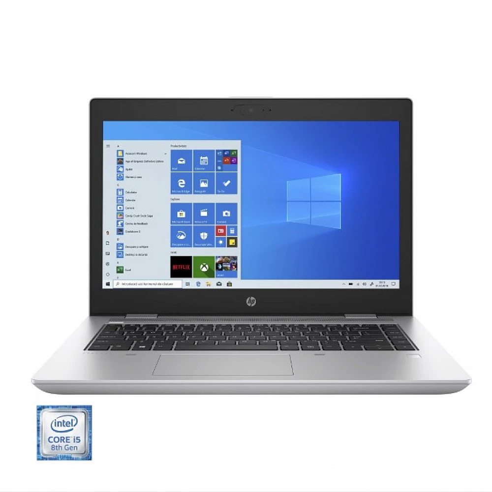 Echipament IT - Laptop HP ProBook 640 G5 Refurbished, I5-8265U, 16 GB RAM, 256 GB SSD NVME, Ecran 14", Windows 11 Pro, Webcam, Tastatura US/UK, Stare Corecta