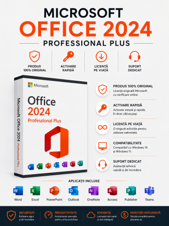 Web & IT - Licență Microsoft Office 2024 Professional Plus