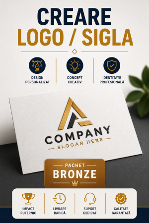 Logo-uri - Pachet BRONZE creare logo