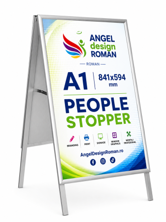 Outdoor - Panou Stradal / People Stopper A1 - 841 X 594 mm Pro