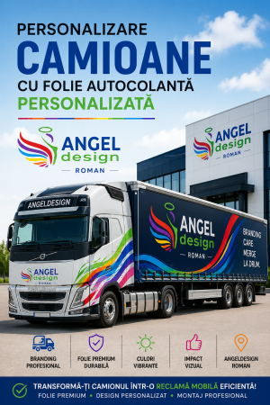Folieri personalizate - Personalizare camion