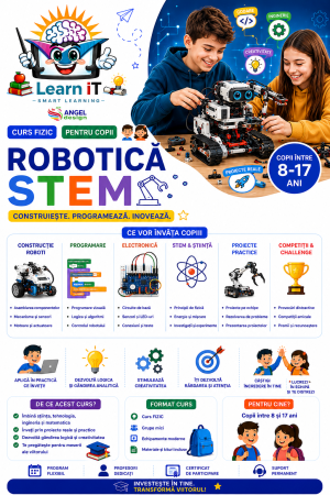 Web & IT - Robotică STEM (Curs FIZIC copii)