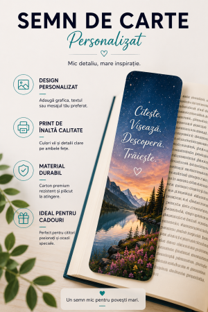 Tipografie - Semn de carte personalizat