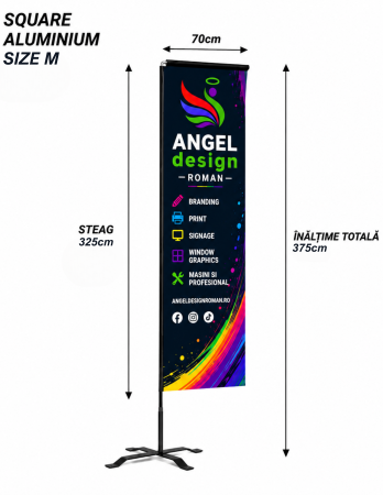 Steaguri - Steag Square Aluminium  – Medium