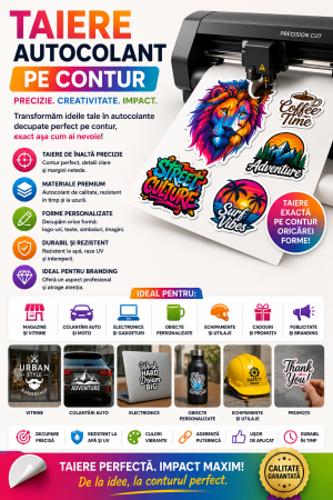 Outdoor - Taiere autocolant pe contur