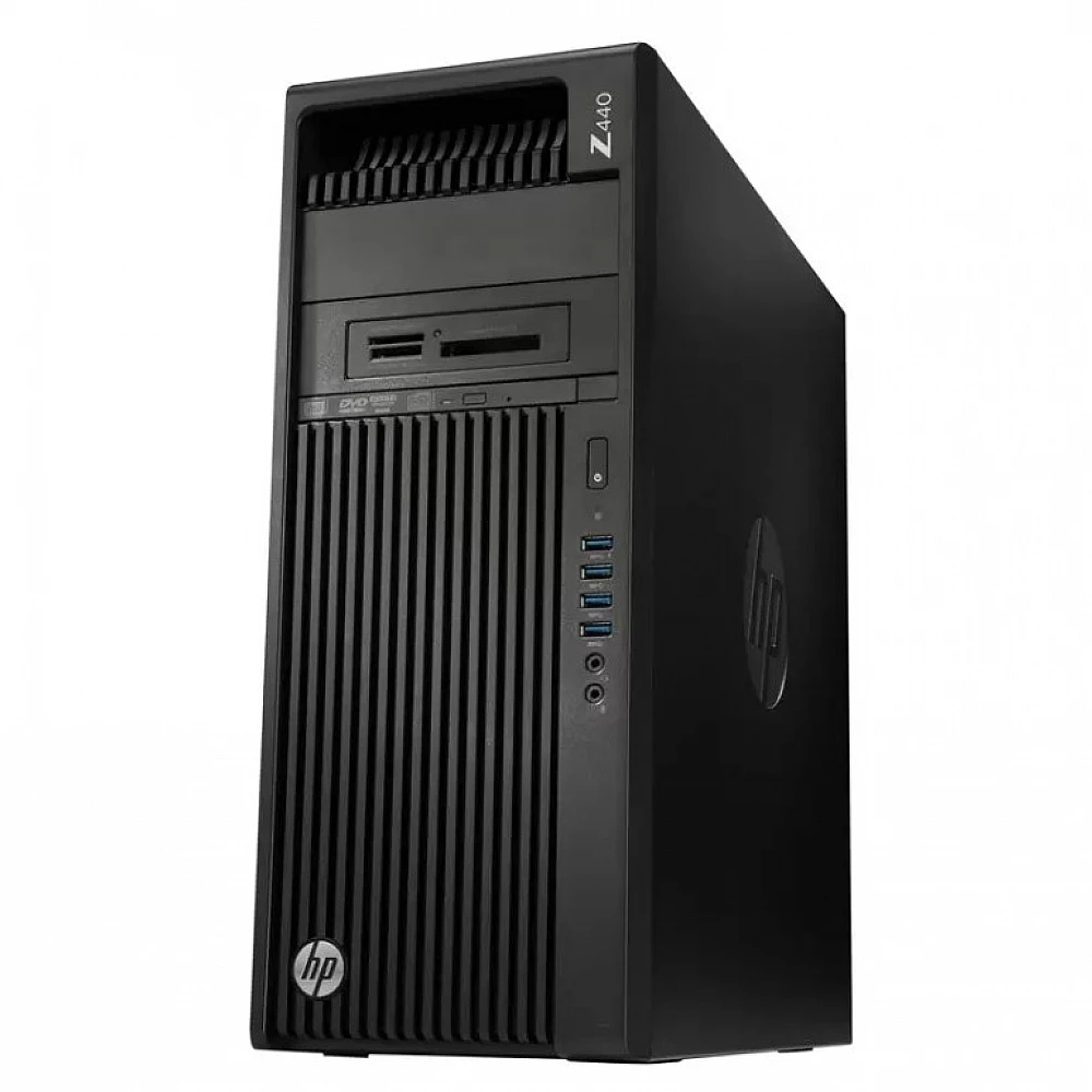 Echipament IT - Unitate PC Refurbished, HP Z440 WORKSTATION TOWER, Procesor XEON E5 1620 V4, Memorie RAM 8 GB, SSD 256 GB NOU, Windows 10 Pro, Placa video Nvidia Quadro K2200, DVD-ROM