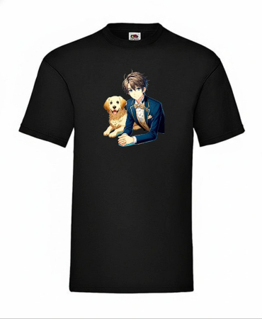 Characters and pets - Tricou animale de companie si personaje anime - A Dandy and his dog