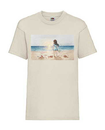 Tricouri copii si adolescenti - Tricou copii anime - Sunset on the beach