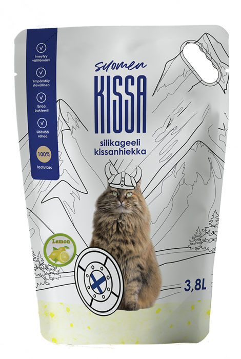 Asternut igienic Suomen Kissa  pentru pisici - Lamaie, Silicat 3.8L/1.5kg [1]
