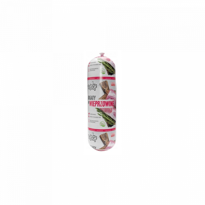 Hrana umeda completa Tuf Tuf pentru caini - baton cu carne de porc, 900 g [1]