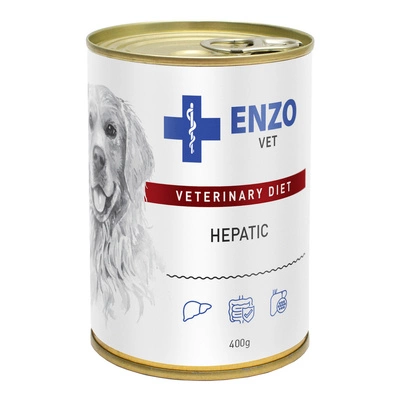 Dieta Veterinara Enzo Vet Hepatic pentru caini cu insuficiență hepatica - cu carne de pasare, 400g [1]