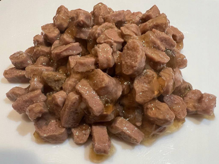 Hrană umedă completă Dr. Trednd Premium pentru pisici adulte cu rață,  85 g [2]