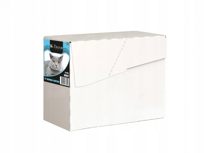 Hrana umeda completa Dr.Trend Premium pentru pisici Hairball Control, 85g [2]