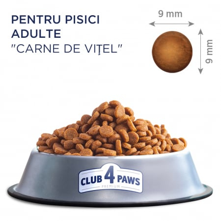 Hrana uscata completa Club 4 Paws Premium pentru pisici adulte - cu Vita, 14kg [2]