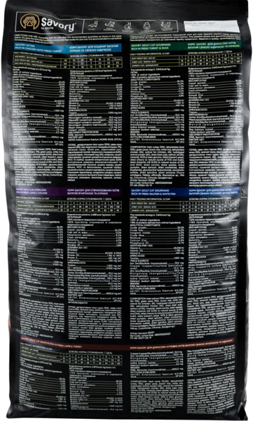 Hrană uscată completa Savory pentru pisici cu digestie sensibilă - cu carne proaspătă de miel și curcan, 8 kg [2]