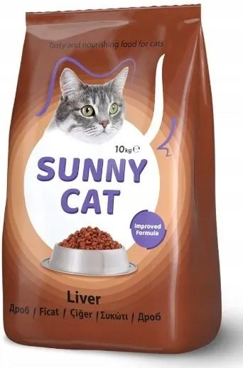 Hrana uscata completa Sunny Cat Liver pentru pisici adulce - cu ficat, 10kg [1]
