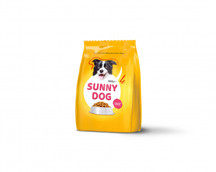 Hrana uscata completa Sunny Dog pentru caini adulti - cu carne pui, 500g [1]
