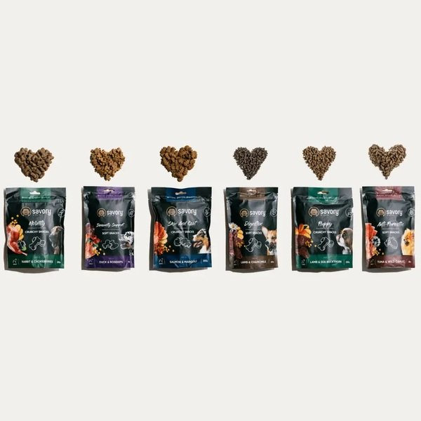 Recompense Savory cu efect antiparazitar pentru câini - cu ton și usturoi sălbatic, 200 g [2]