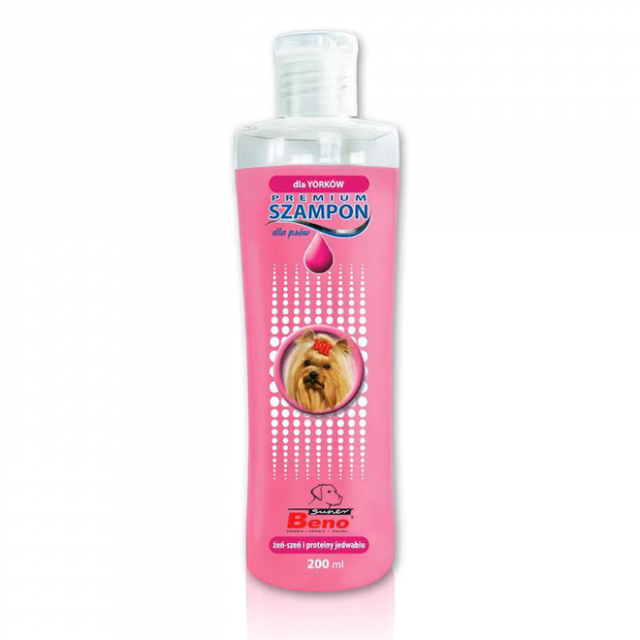 Sampon pentru caini, Super Beno pentru Yorkshire Terrier - Extract de ovaz si zmeura, 200 ml [1]