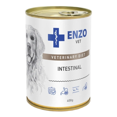 Hrana Umeda - Dieta Veterinara Hrana umeda Enzo Vet Intestinal pentru caini - cu carne de miel, 400g
