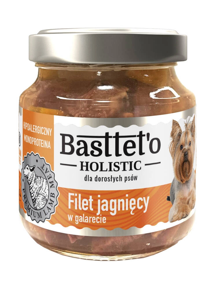 Hrana Umeda - Hrană Monoproteică Basttet'o Holistic pentru caini - File de Miel în galette, 130g