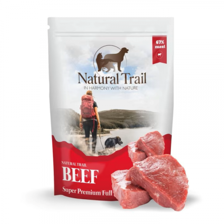 Hrana Pentru Caini - Hrana umeda completa Natural Trail pentru caine - Vita, 500g