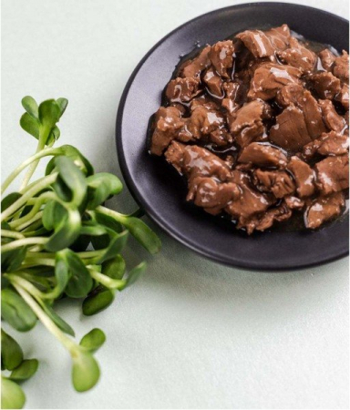 Hrană umedă completa Savory pentru pisici adulte - somon cu mazăre în sos, 85 g [2]